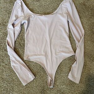 Leith Light Pink Long Sleeve Bodysuit